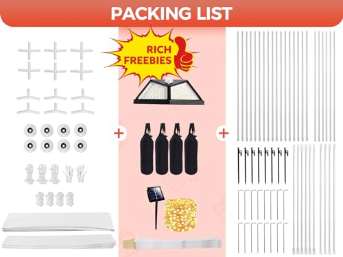 Sannwsg Party Tent -10x20FT Heavy duty Tent with Removable Side, Wedding Exclusive Holday Bithday BBa Backyard Evening Tent - V.I.P Digital Presence