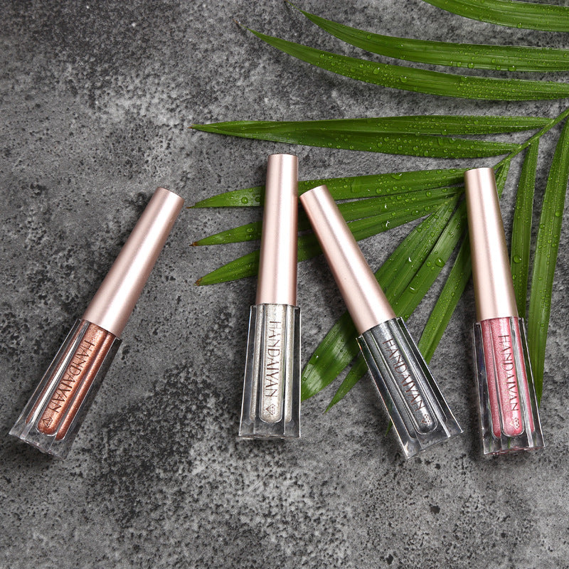 HANDAIYAN Diamond Pearl Liquid Eye Shadow 12 Colors Shining Bright Eye Shadow Liquid - V.I.P Digital Presence