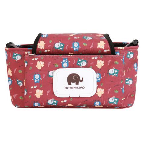 Print Strollers Baby Trolley Bag with Detachable Handbag Multifunctional Baby Stroller Organizer Pram Buggy Cart Hanging Bag XV2 - V.I.P Digital Presence