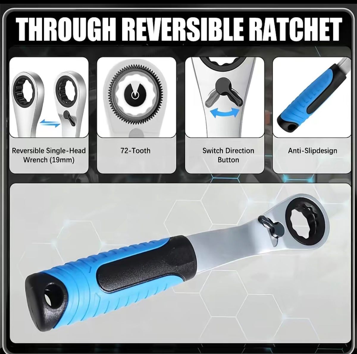 PassThru Ratchet Socket Set