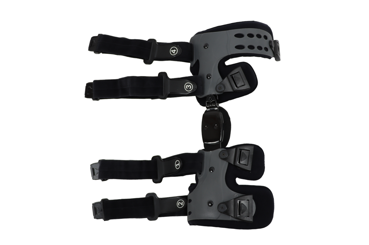 Adjustable unilateral knee joint brace knee internal and external flip corrector support brace orthotic device - V.I.P Digital Presence