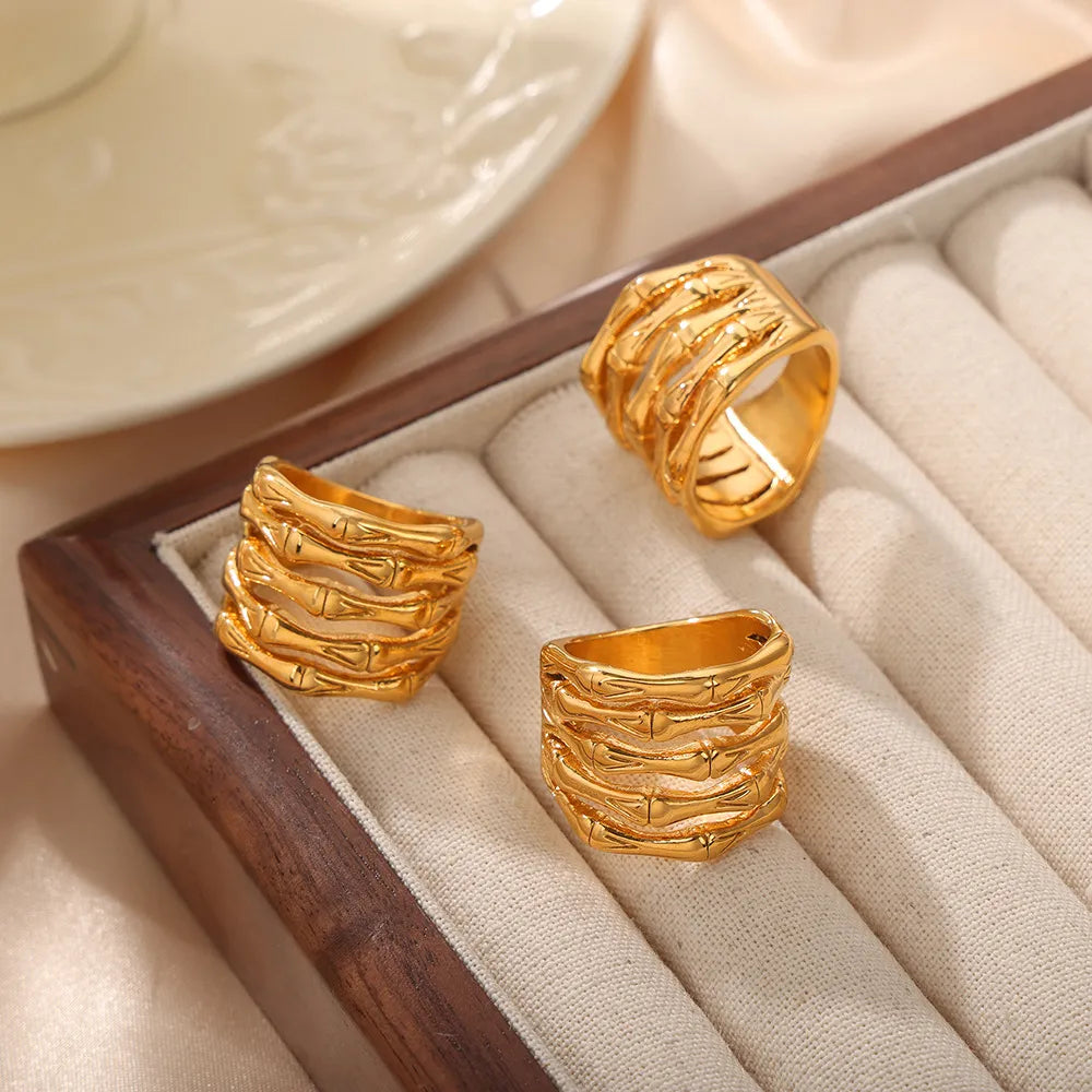 Titanium Steel Multi-Layered Ring - V.I.P Digital Presence