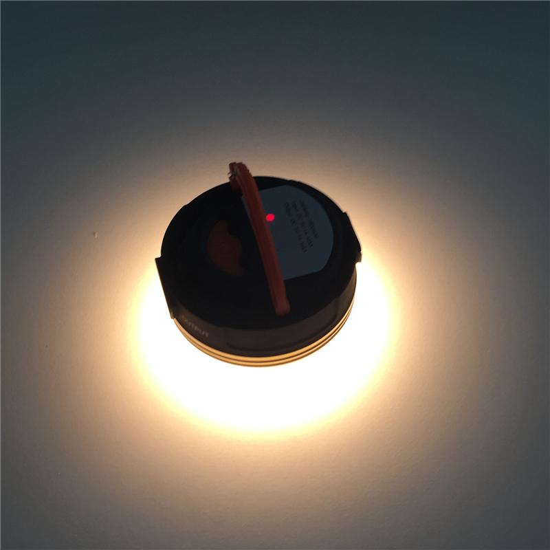 Mini luces portátiles para acampar, 3 W, LED, impermeables, para tiendas de campaña, lámpara colgante de noche, recargable por USB