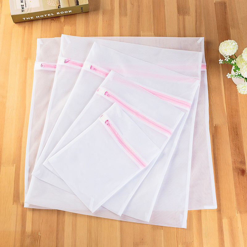 7Pcs Laundry Bags Pink Zipper Fine Mesh Clothes Protection Laundry Bag For Washing Machine Dirty Clothes Storage Washing Bag Set - V.I.P Digital Presence
