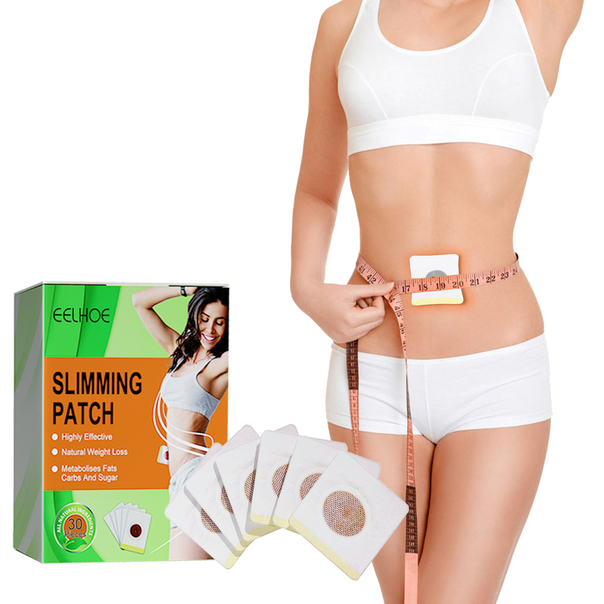 Barra moldeadora para el ombligo, para adelgazar la barriga, para la cintura pequeña y el cuidado de la salud.