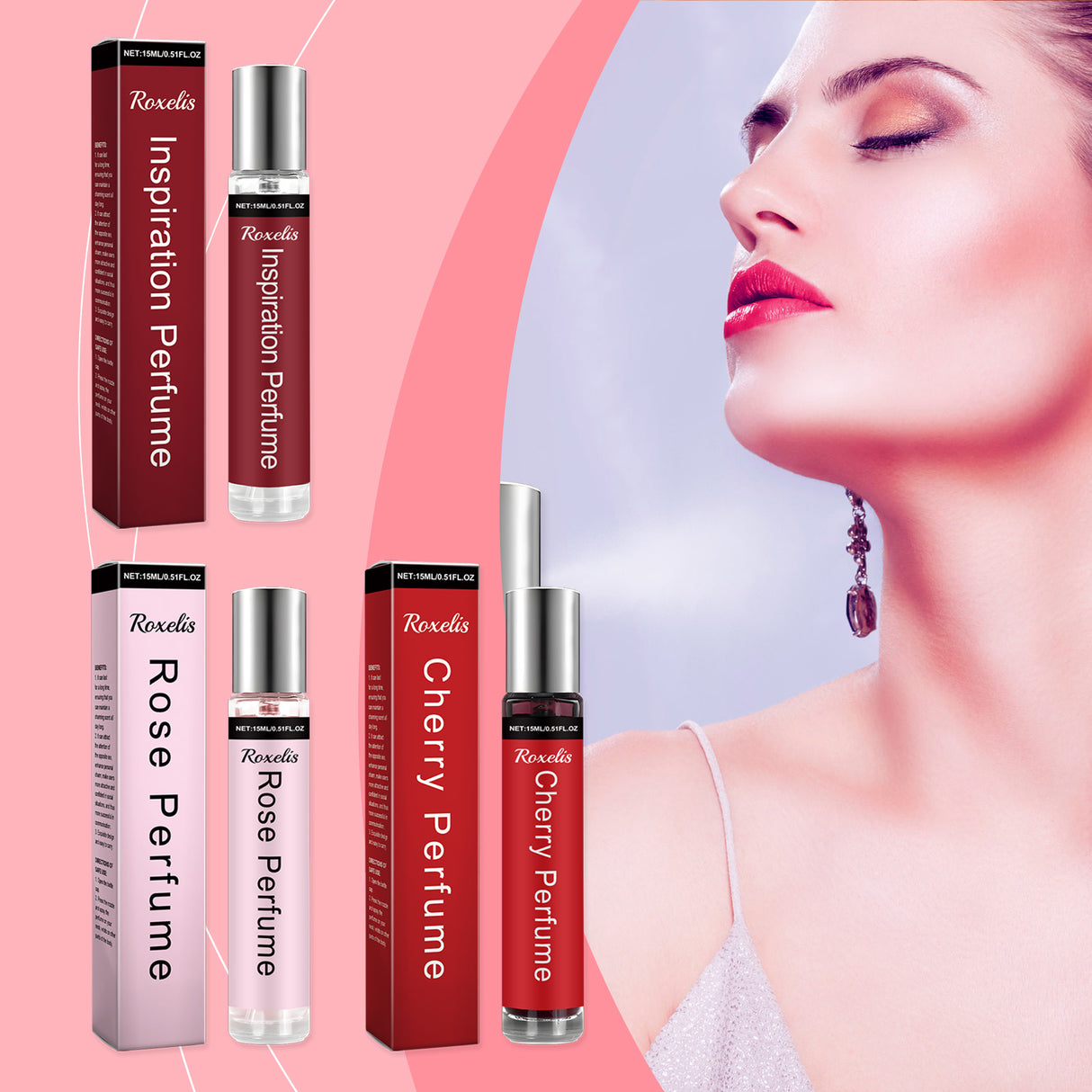 Inspiration Rouge Perfume Series Fresh Light Fragrance Flower Fruit Wood Charm Stay Fragrance Dating Atmosphere Perfume - V.I.P Digital Presence