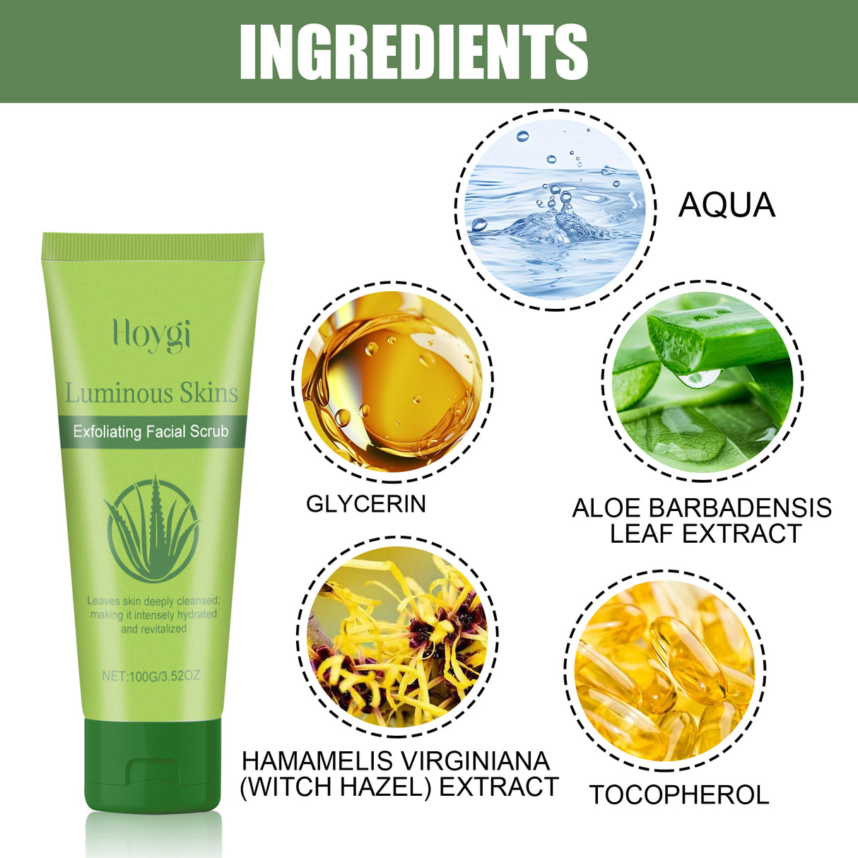 Exfoliating Facial Scrub, Deep Cleaning Removes Impurities From Fine Lines Firming Delicate Refreshing Smooth Cream - V.I.P Digital Presence