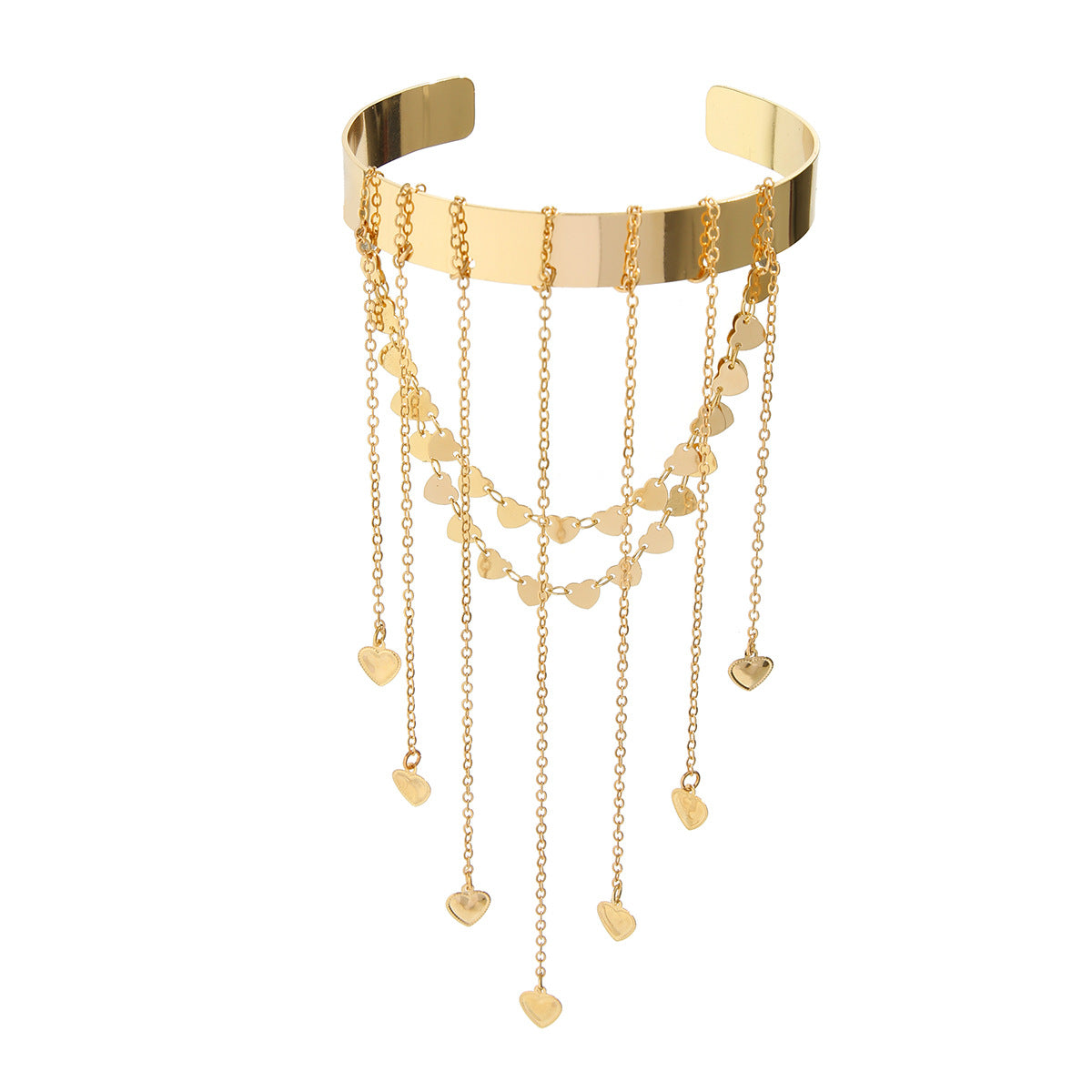 Western style beaded tassel arm chain jewelry Bohemian love arm bracelet for women - V.I.P Digital Presence