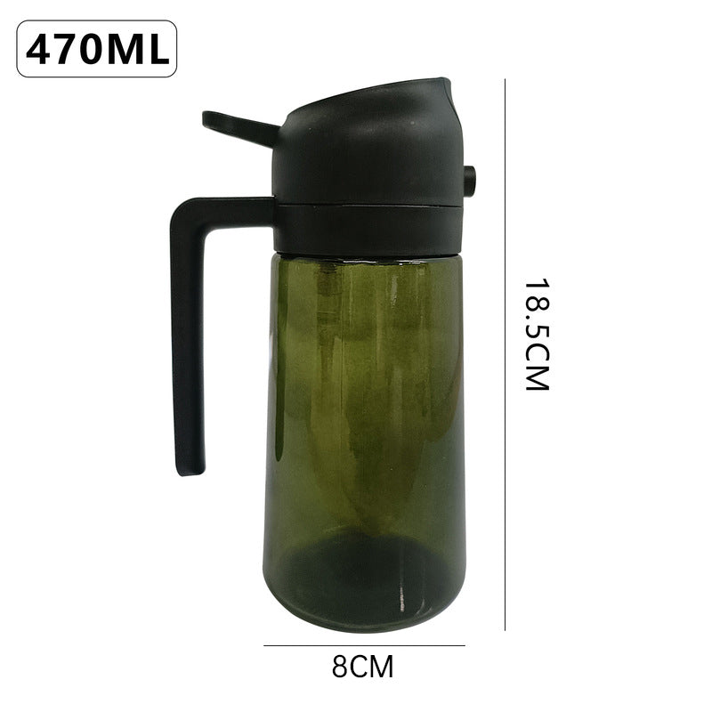 2-in-1 Kitchen Olive Oil Dispenser, Oil Sprayer, Grilling & Picnic Tools - V.I.P Digital Presence