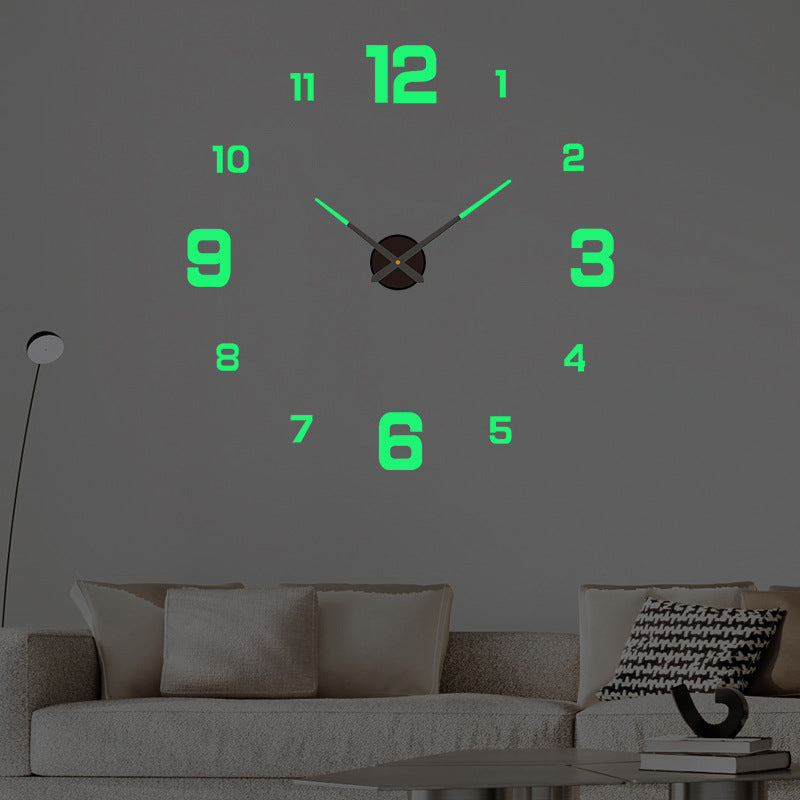 DIY Frameless Creative Wall Clock Wall Decal: A Silent and Stylish Addition for Home Decor, Ideal for Living Rooms and Offices - V.I.P Digital Presence