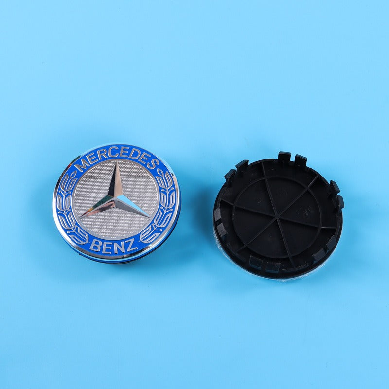 Suitable for wholesale 75mm wheel hub covers for all models of Mercedes Benz modified 12 foot car cover labels - V.I.P Digital Presence