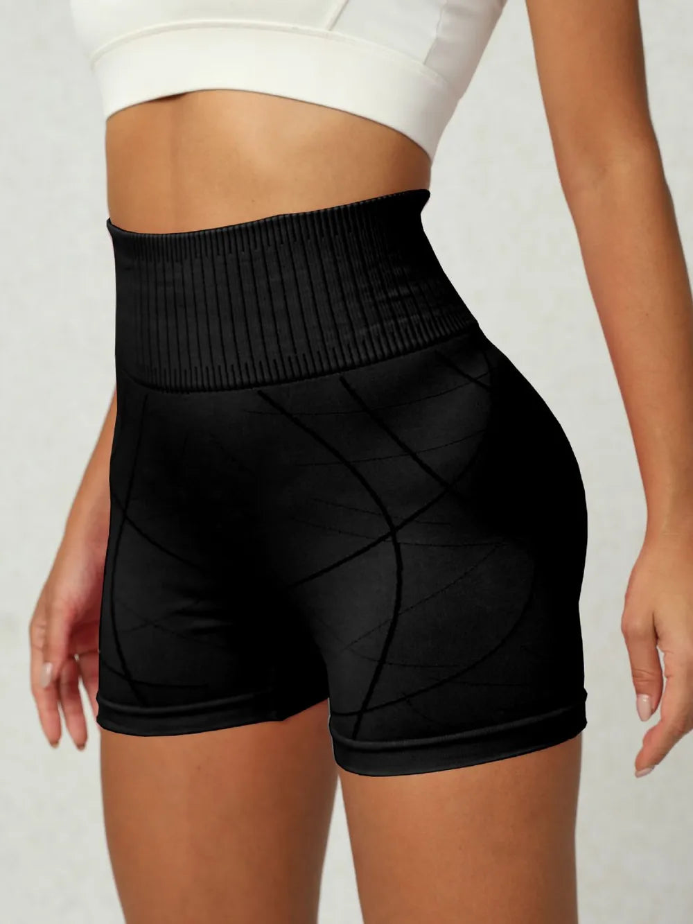 High Waist Active Shorts - V.I.P Digital Presence