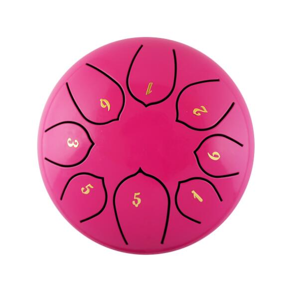Tongue Drum 6 Inch Steel Tongue Drum Set 8 Tune Hand Pan Drum Pad Tank Sticks Carrying Bag Percussion Instruments Accessories - V.I.P Digital Presence