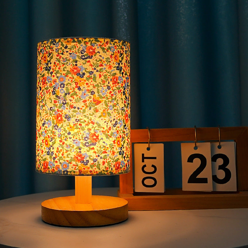 Literary desk lamp bedroom sleeping bedside lamp retro decoration residential dormitory LED night light - V.I.P Digital Presence