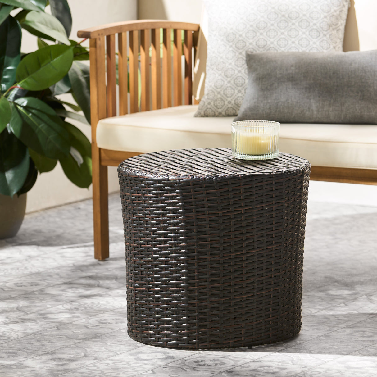 KINGSTOWN RD BARREL SIDE TABLE - V.I.P Digital Presence