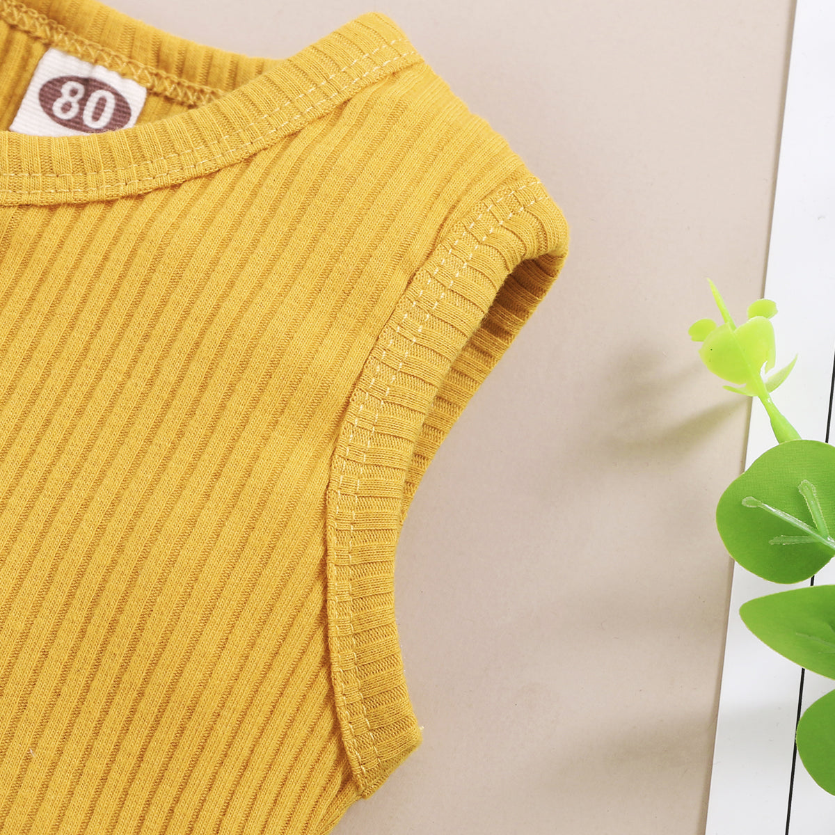 Baby Clothes Set Toddler Boys Girls Solid Sleeveless Button Vest Tops+shorts Outfits Set roupa bebes menina newborn clothes - V.I.P Digital Presence