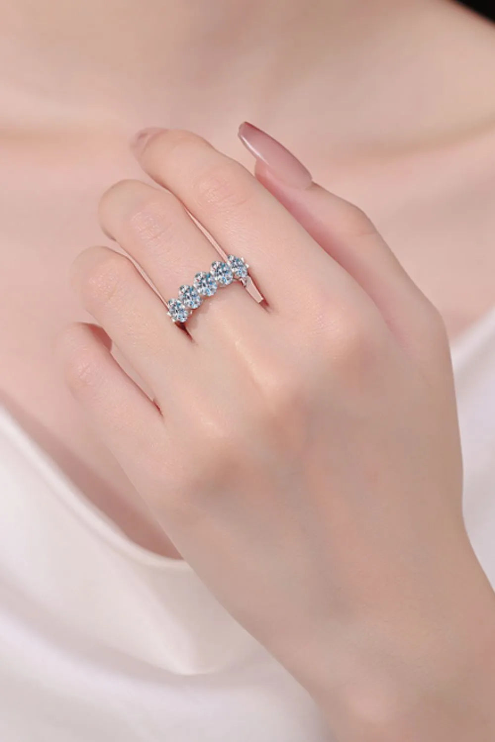 2.5 Carat Moissanite 925 Sterling Silver Ring - V.I.P Digital Presence