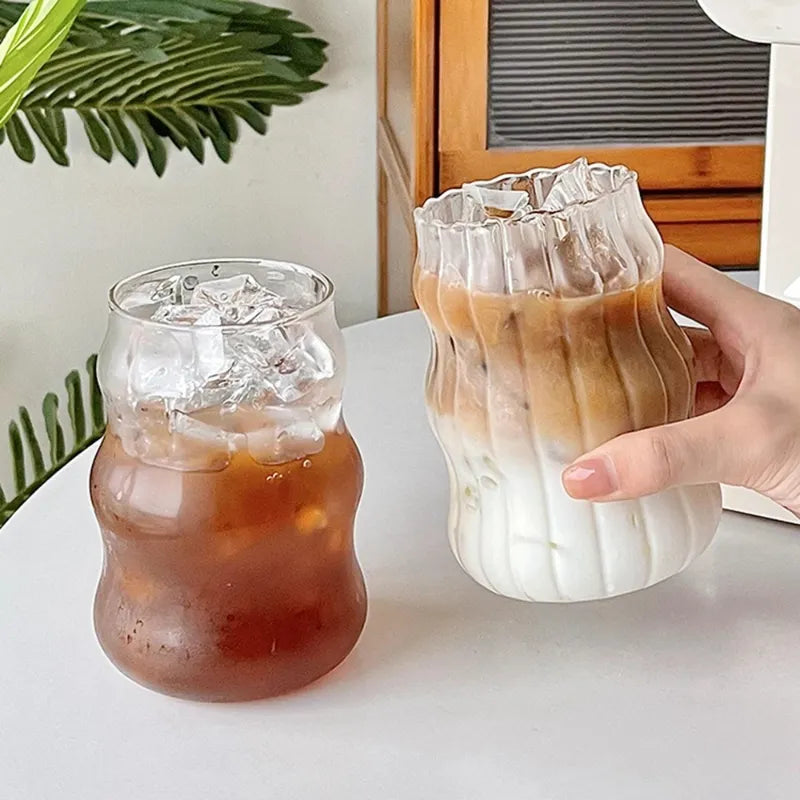 Thickened high borosilicate glass cup household transparent double-layer heat-resistant fruit juice cup - V.I.P Digital Presence
