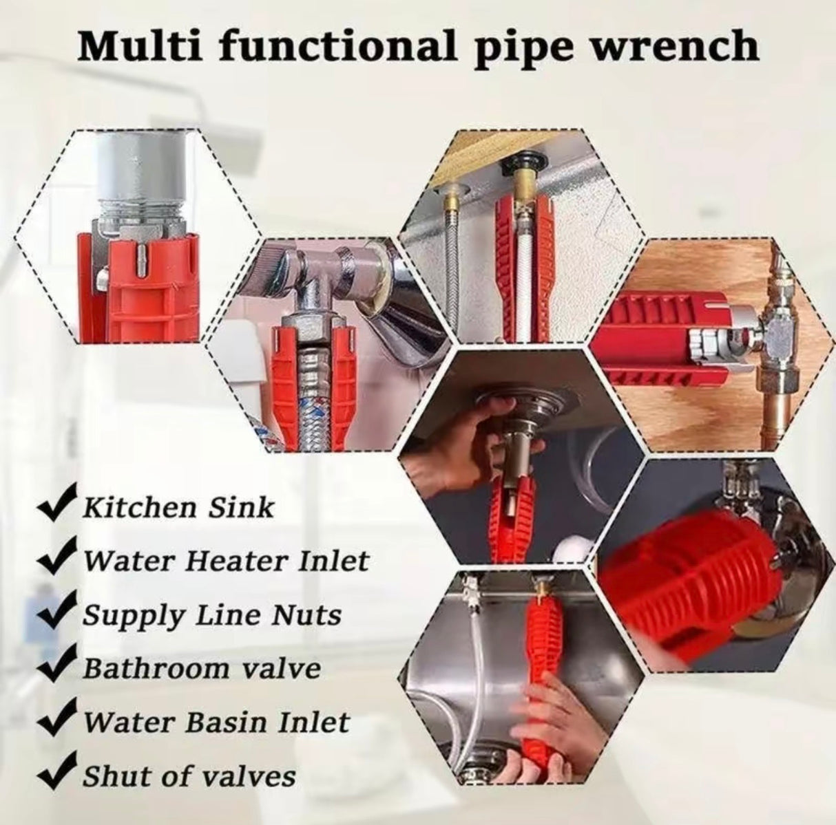 PlumbFix Multi Wrench