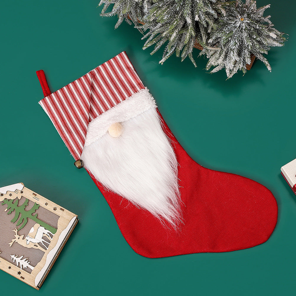 Christmas Dwarf Faceless Old Man Striped Socks Christmas Tree Pendant Large Gift Bag Christmas Decorations - V.I.P Digital Presence