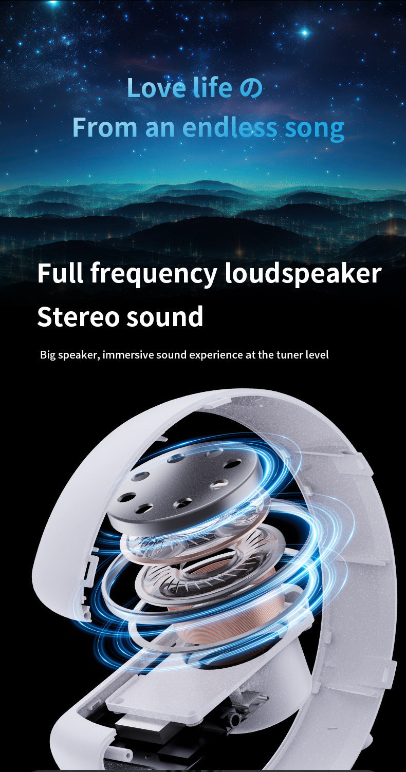 Bluetooth Speaker G63 Colorful Lights Clock Wireless Charging Multifunctional Bluetooth Speaker Colorful Atmosphere Alarm Clock - V.I.P Digital Presence