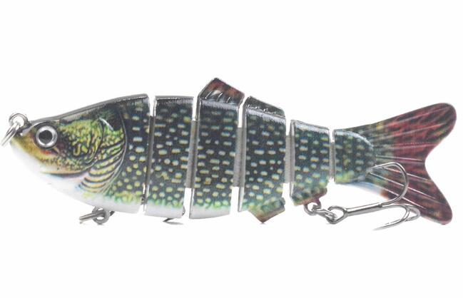 10cm 16.5g Multi-section Lure With Ring Beads Simulation Luya Multi-section Lure Submerged Bionic 6-section Lure - V.I.P Digital Presence