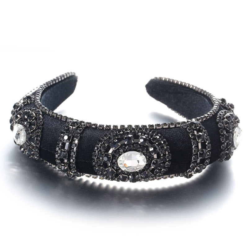 Golden Velvet Super Flash Set Colored Water Diamond Sponge Head Hoop - V.I.P Digital Presence