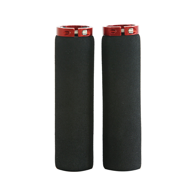Bicycle Sponge Handle Cover Unilateral Bilateral Locking Mountain Bike Grip Non-Slip Sweat-Absorbing Foam Cotton Handle Gloves - V.I.P Digital Presence