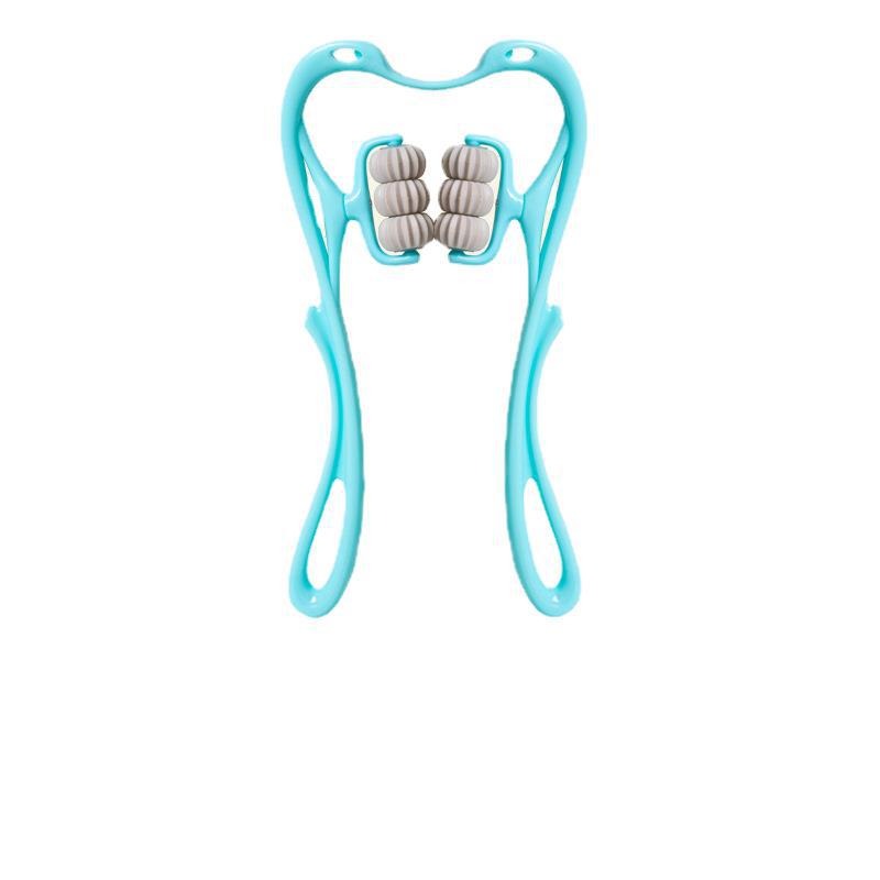 Cervical Massager Manual Massage Neck and Shoulder Massager Six Wheel Massager Neck Clamp Divine Tool - V.I.P Digital Presence