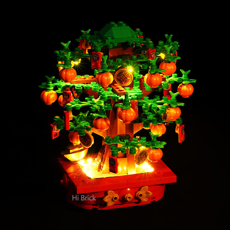 Building block lighting compatible with LEGO 40648 Money Tree Chinese style remote control matching LED lights - V.I.P Digital Presence