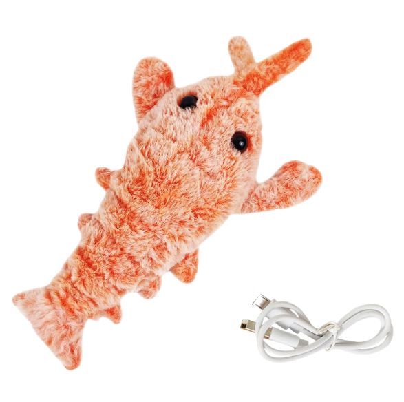 Pet Toy Gravity Jumping Shrimp Electric Simulation Lobster USB Charging Teasing Dog Cat Self Fun Soothing Tool - V.I.P Digital Presence