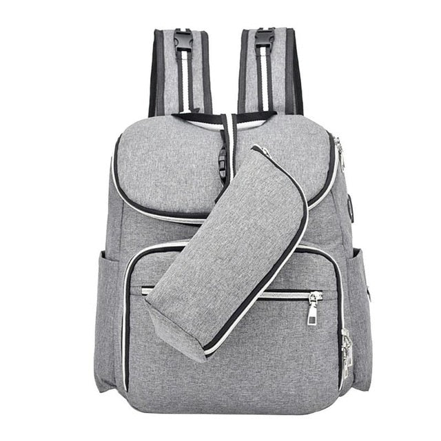 Fashion Maternity Diaper Bags Waterproof Mummy Nappy Bags Large Capacity Baby Care Nursing Bag Mother Multi-function Backpacks - V.I.P Digital Presence