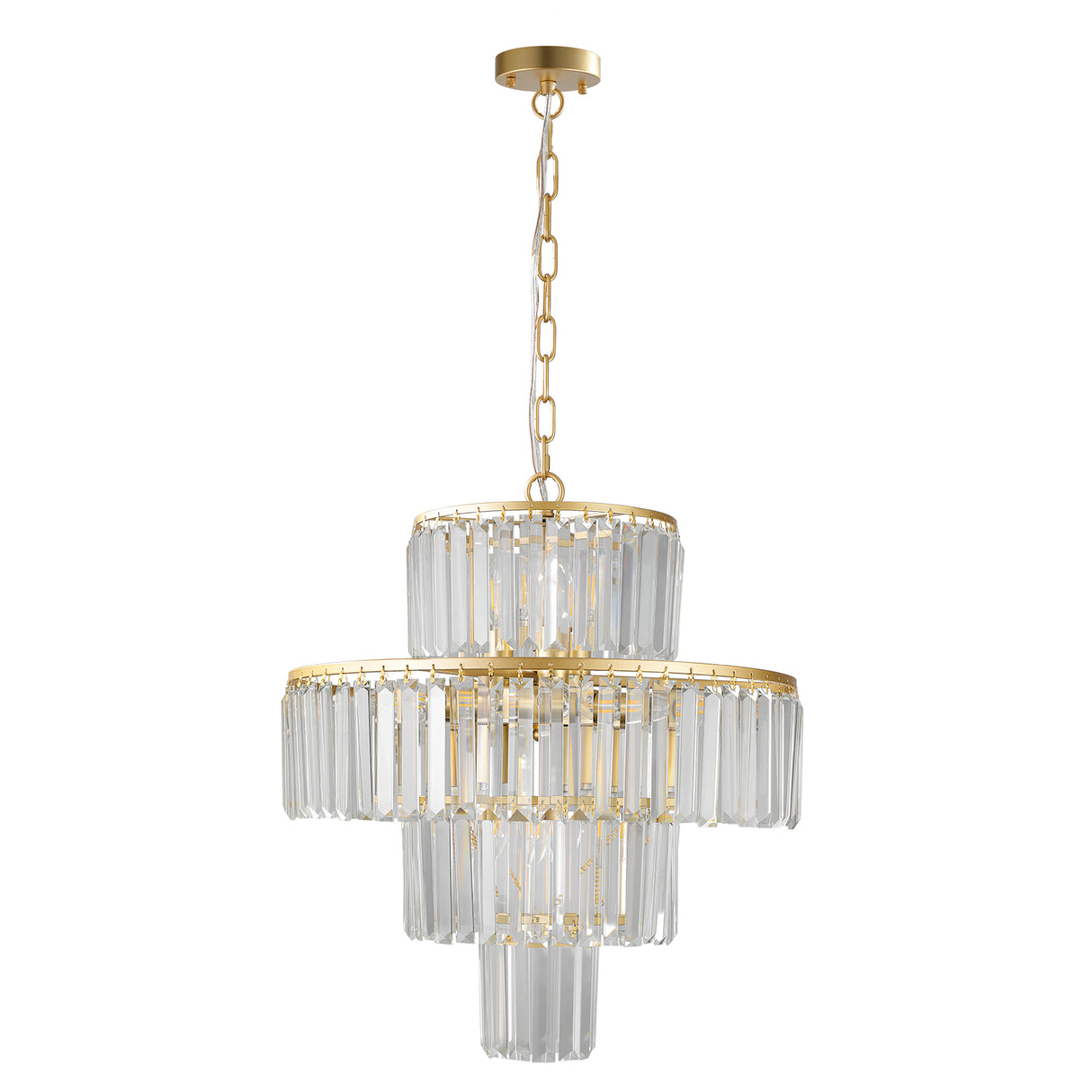 Luxury Crystal Chandelier Modern Chandeliers Lights Fixture Hanging Pendant Light Fixture Dia 19.7 Inch - V.I.P Digital Presence