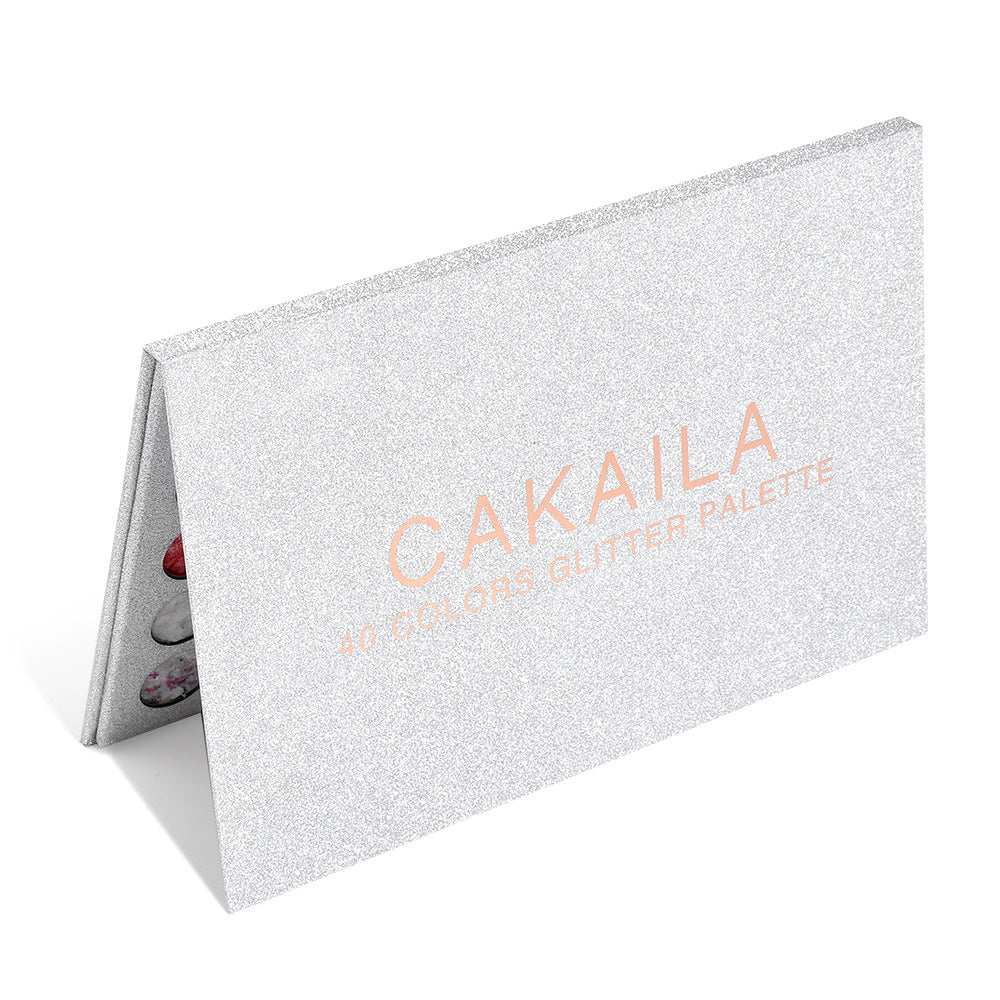 CAKAILA 40 Colors Eye Shadow Gold Powder Glitter Curry Cream Diamond Glitter Eyeshadow Palette - V.I.P Digital Presence