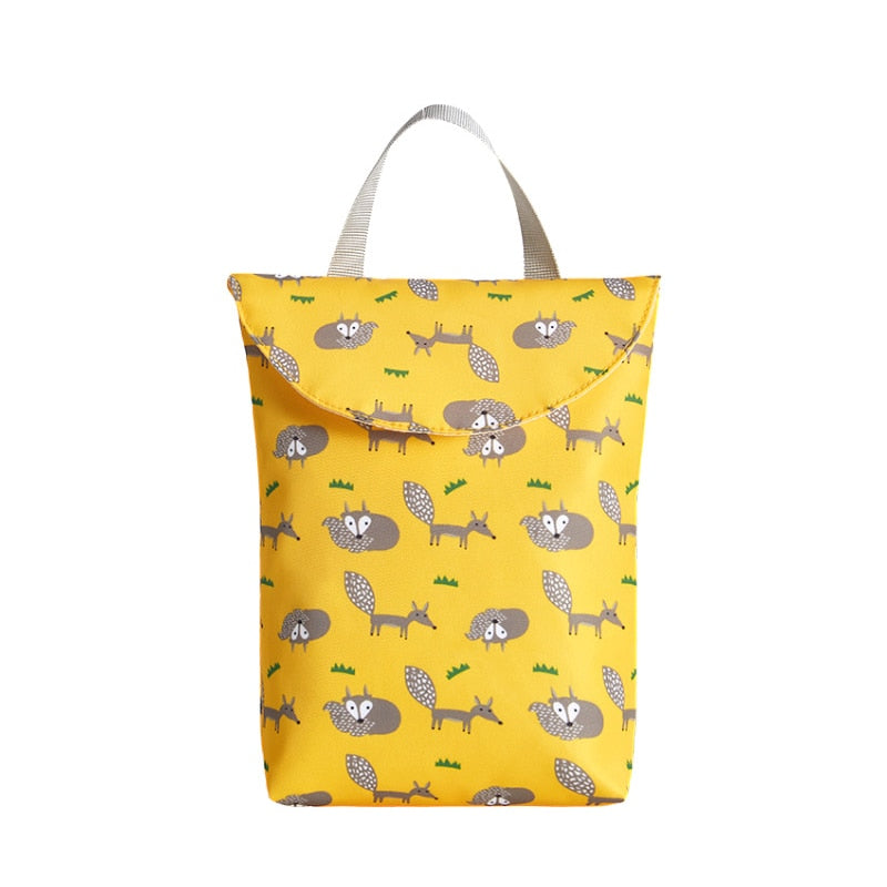 Bolsas de pañales multifuncionales para bebé, reutilizables, a la moda, impermeables, organizador de pañales, portátil, de gran capacidad, para momia