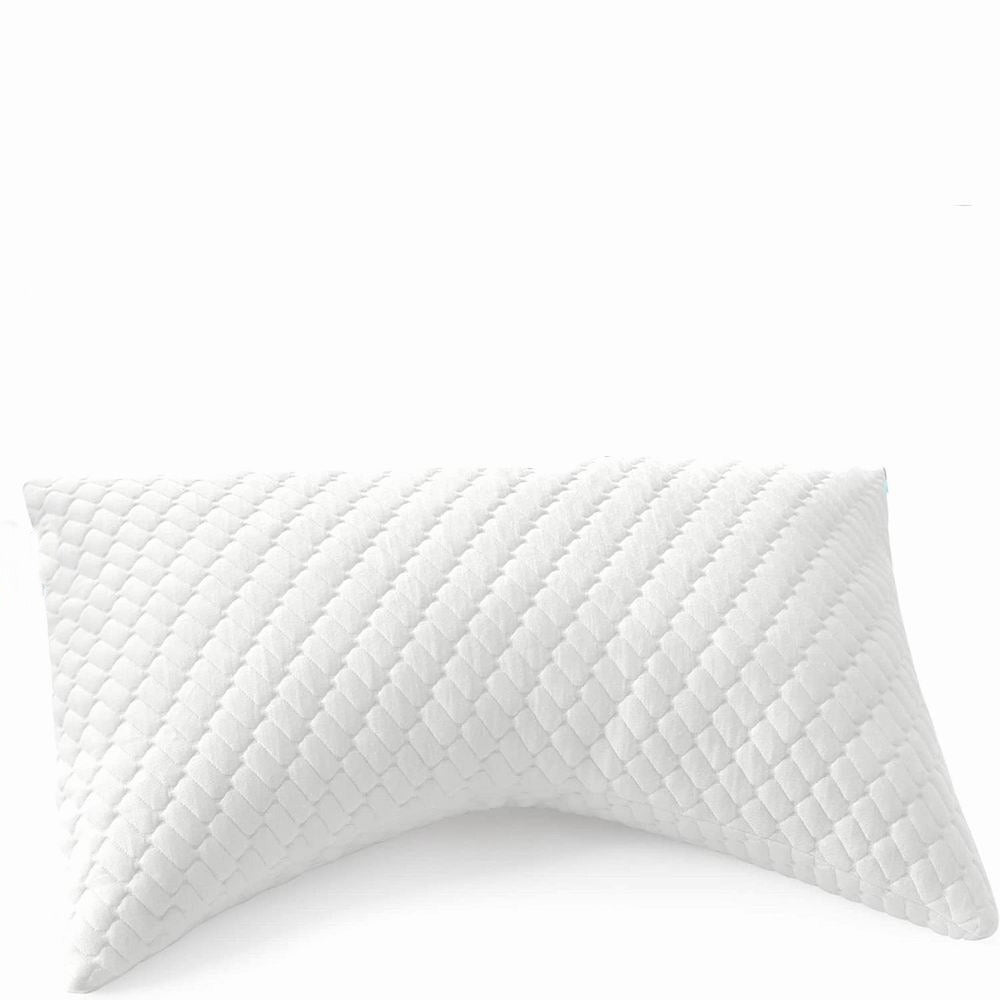 Shredded Memory Foam Bed Pillows for Sleeping, with Washable Removable Bamboo Cooling Sleep Pillow for Back and Side Sleeper - V.I.P Digital Presence