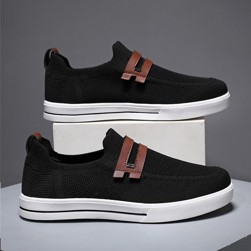 Soft elastic mesh shoes sports shoes lightweight business men's shoes - V.I.P Digital Presence
