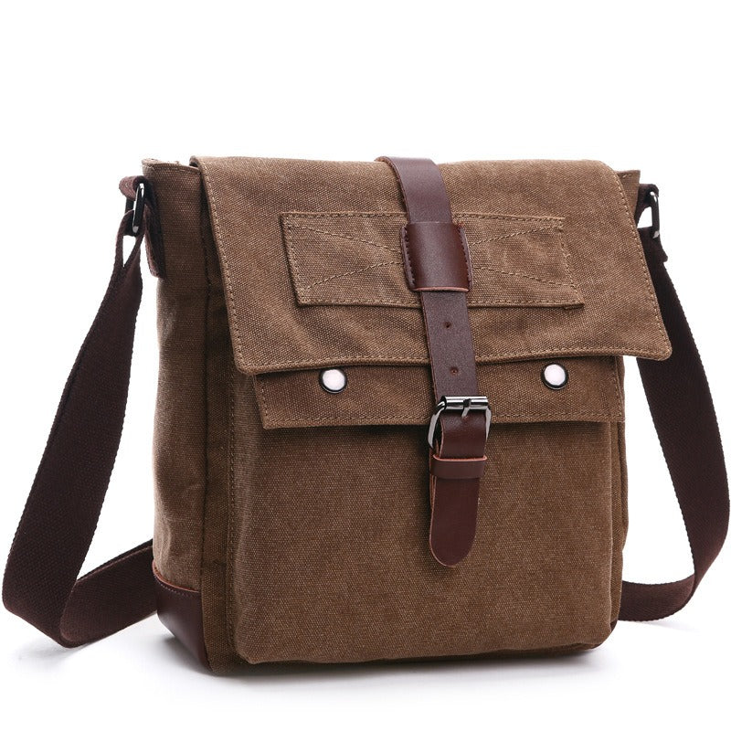 Men Business Messenger Bags For Men Shoulder Bag vintage Canvas Crossbody Pack Retro Casual Office Travel Bag - V.I.P Digital Presence