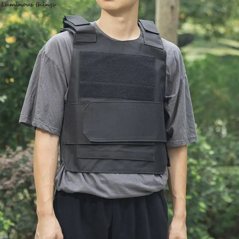 Tactical Army Vest Multi functional Armor Plate Tactical Carrier Vest CP Camo 800D - V.I.P Digital Presence