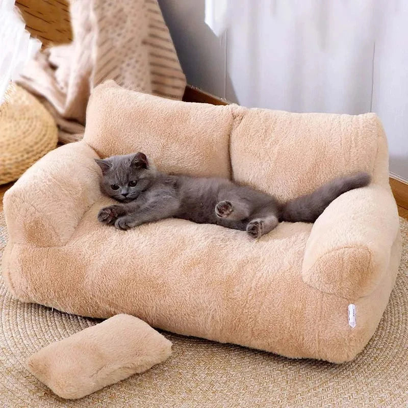 Luxury Cat Bed Sofa Winter Warm Cat Nest Pet Bed for Small Medium Dogs Cats Comfortable Plush Puppy Bed Pet Supplies - V.I.P Digital Presence