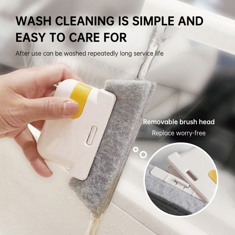Two In One Detachable Window Slot Cleaning Brush, Door and Window Groove Brush, Glass Window Slot, Window Sill Gap Brush - V.I.P Digital Presence