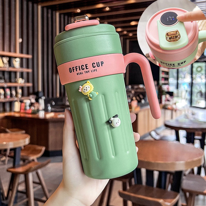New coffee cup 316 stainless steel thermos cup high value men and women double layer water cup portable accompanying cup - V.I.P Digital Presence