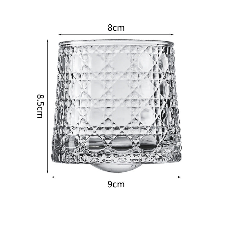 Hand drawn rotating glass cups multiple multi-purpose whiskey glasses rotating glass cups - V.I.P Digital Presence