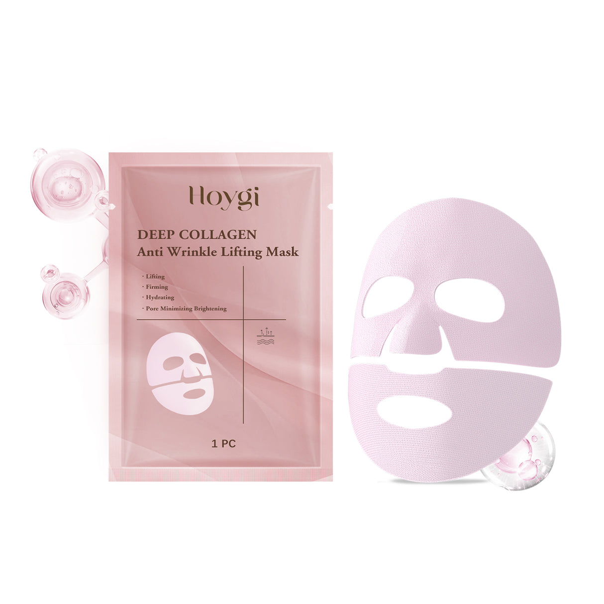 Collagen Skin Care Mask Brightens, Nourishes And Moisturizes Every Inch Of Skin