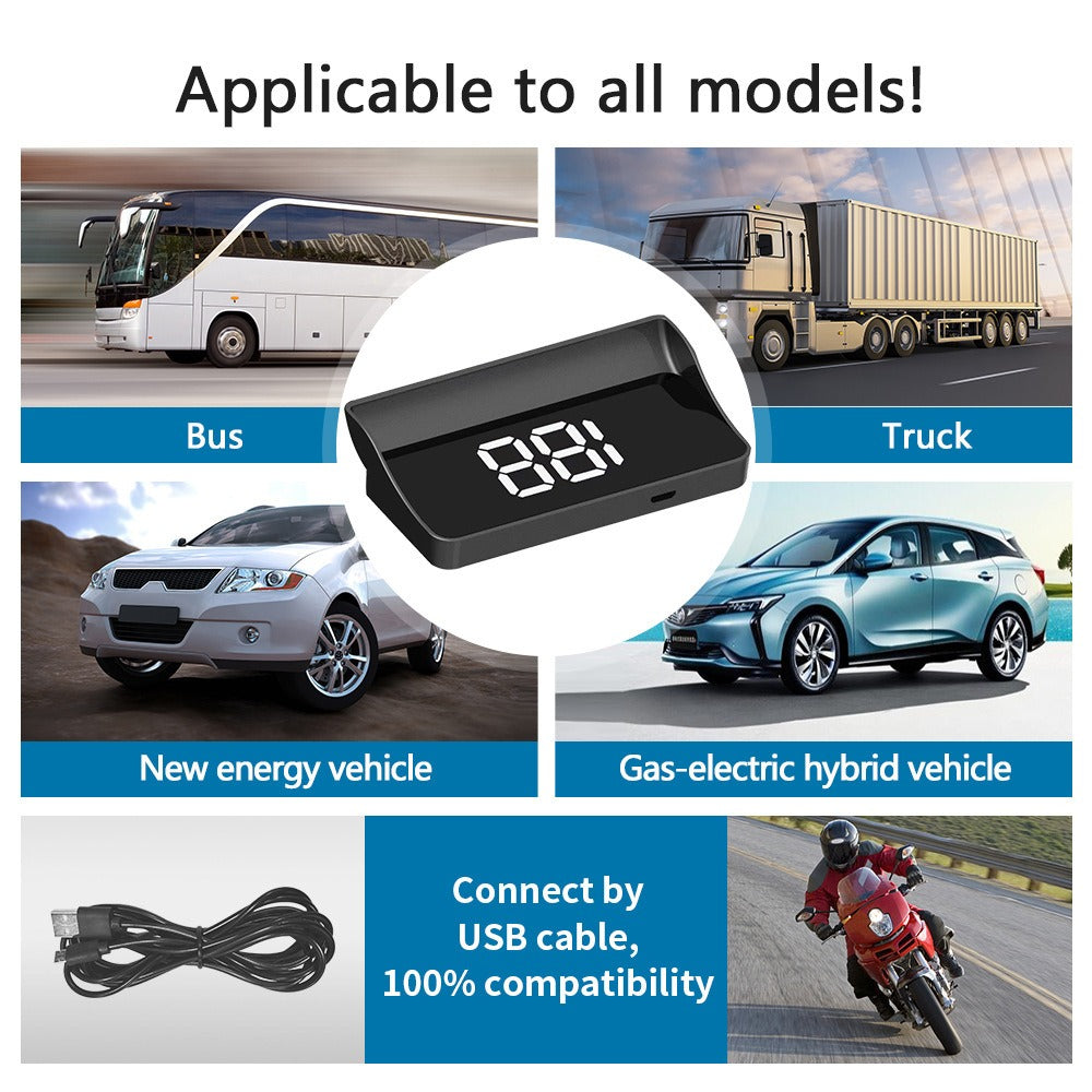 Head up display GPS speedometer speed display - V.I.P Digital Presence