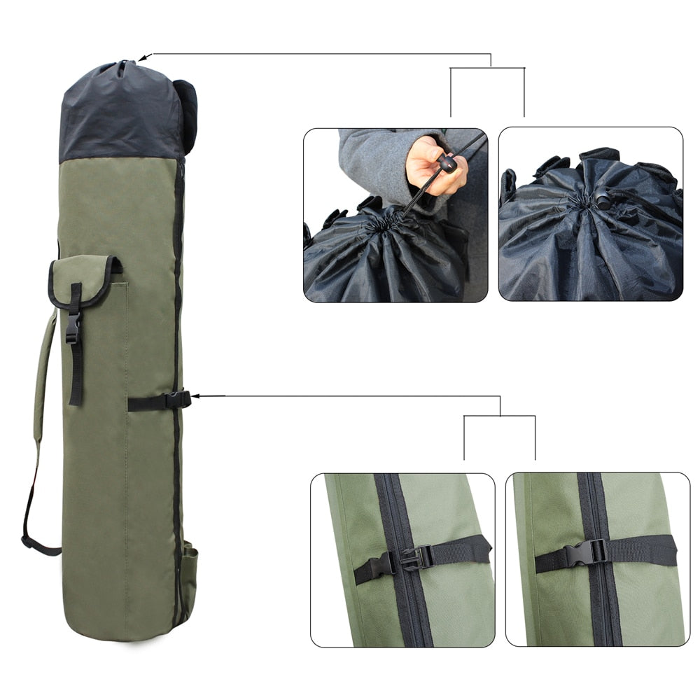 Fishing Portable Multifunction Nylon Fishing Bags Fishing Rod Bag Case Fishing Tackle Tools Storage Bag - V.I.P Digital Presence
