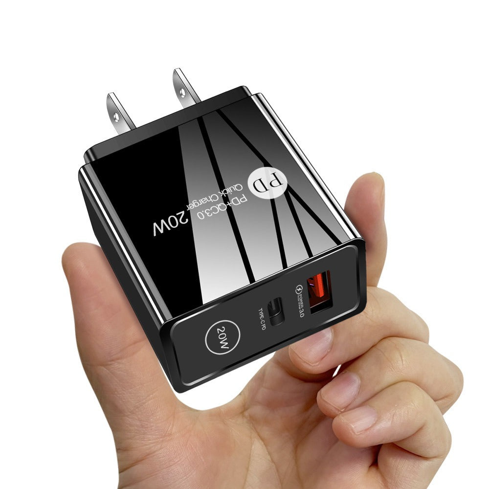 Cargador de teléfono móvil PD QC3.0 de carga rápida de 20 W