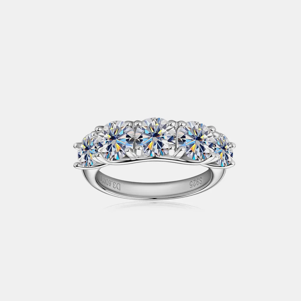 3.6 Carat Moissanite 925 Sterling Silver Ring - V.I.P Digital Presence