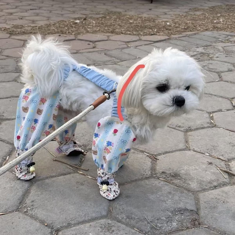 Pet Stroller, Dustproof Pants, Summer Jumpsuit, Leg - Protective Shoes/Trousers, Small Pet Wear - V.I.P Digital Presence