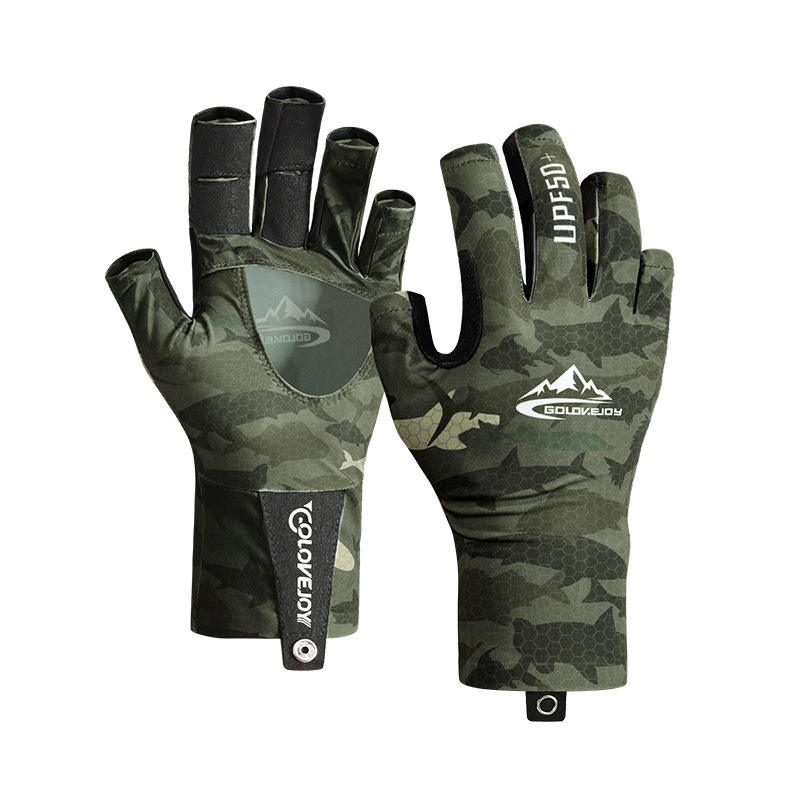 Professional UPF50+ Lure Fishing Gloves Half Finger Sun protection Ice silk Fishing Gloves For Men - V.I.P Digital Presence